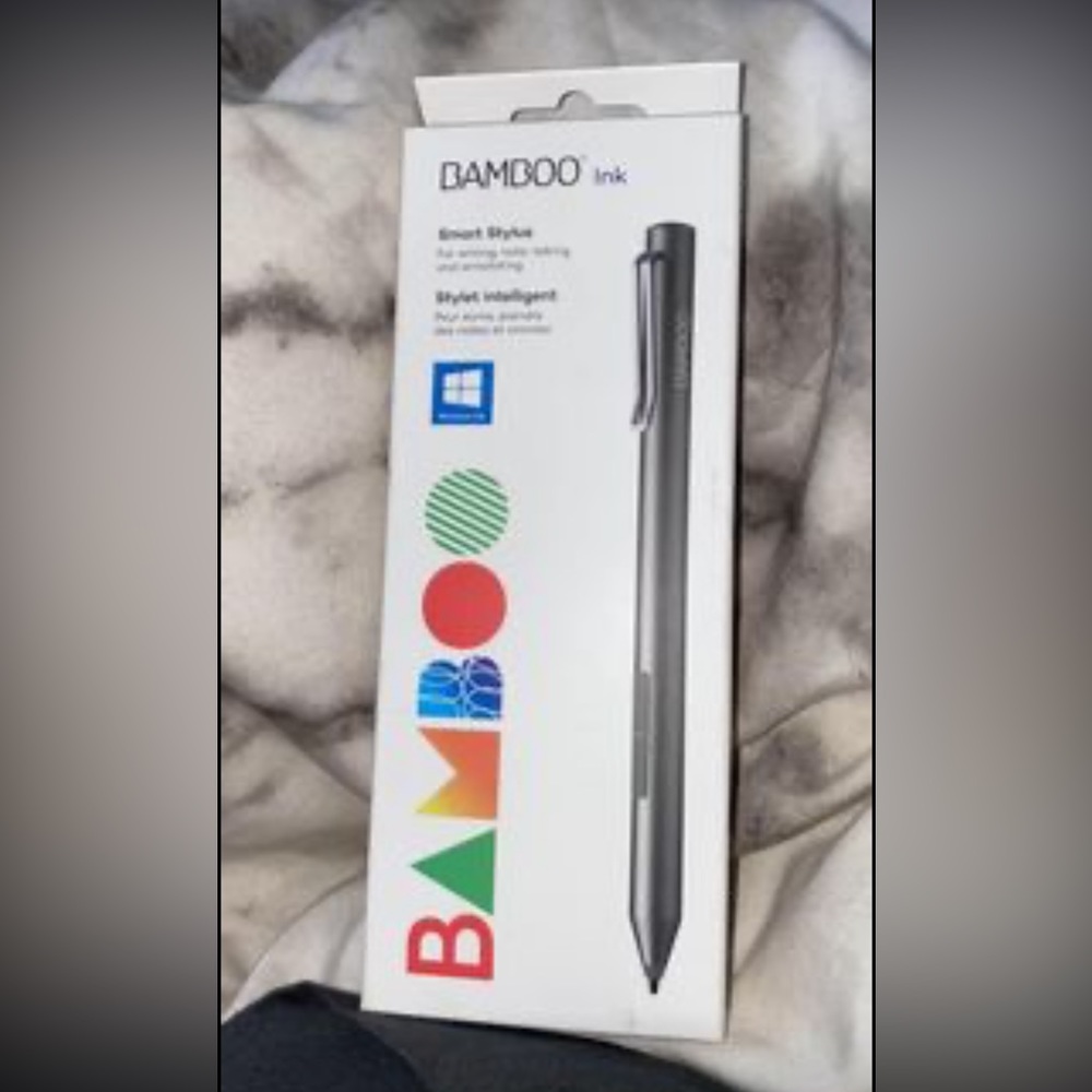 Unopened laptop stylus